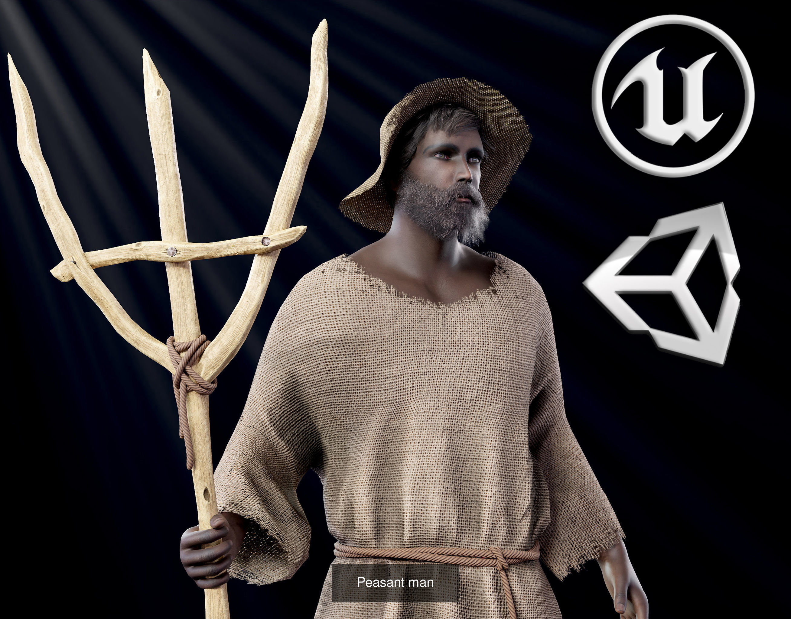 Medieval NPC pack v2 3D Model Collection_20