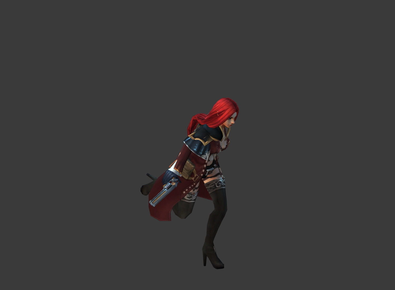 Fantasy Chess RPG Character - Trinity Low-poly 3D model_2