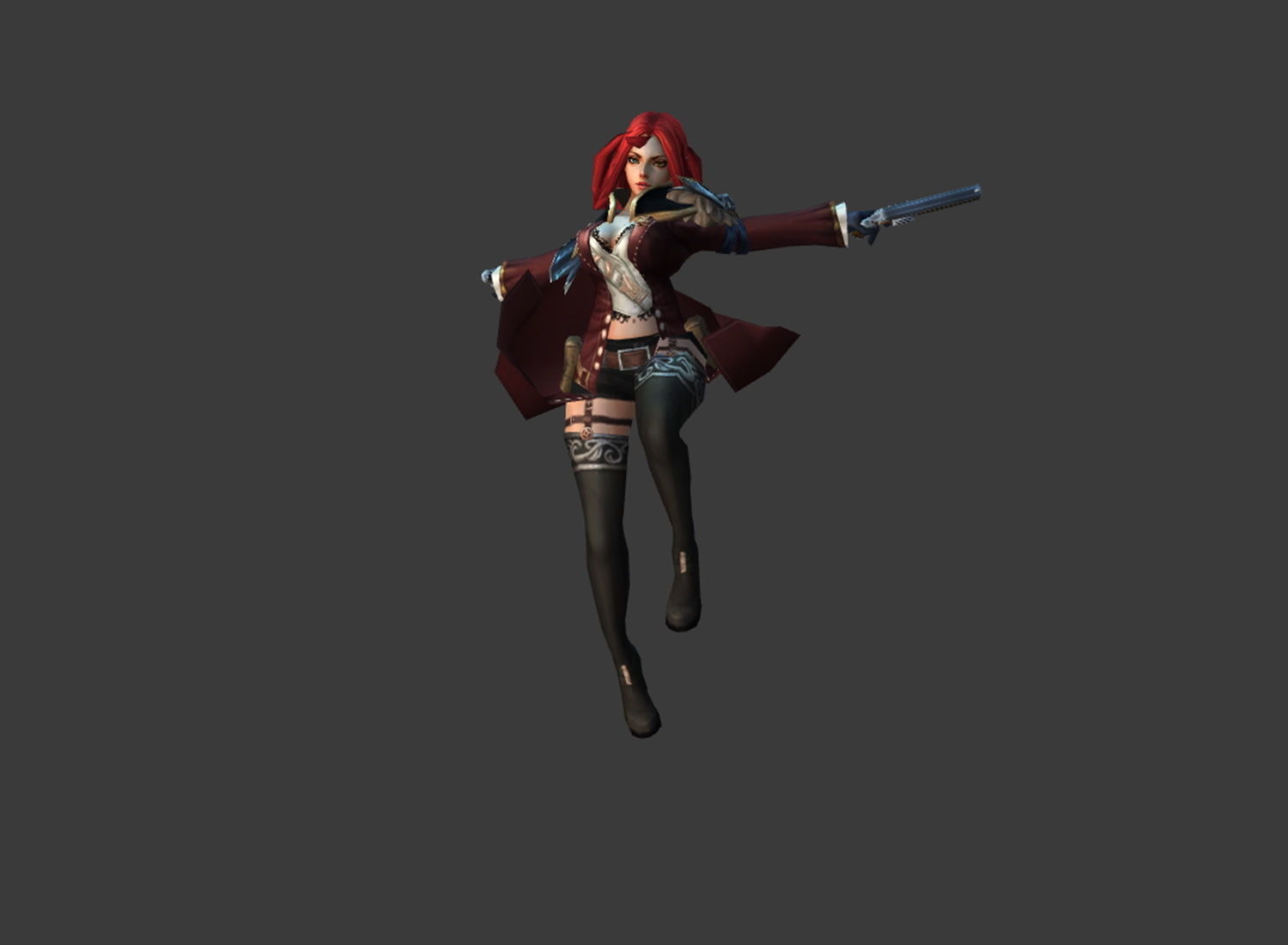 Fantasy Chess RPG Character - Trinity Low-poly 3D model_6