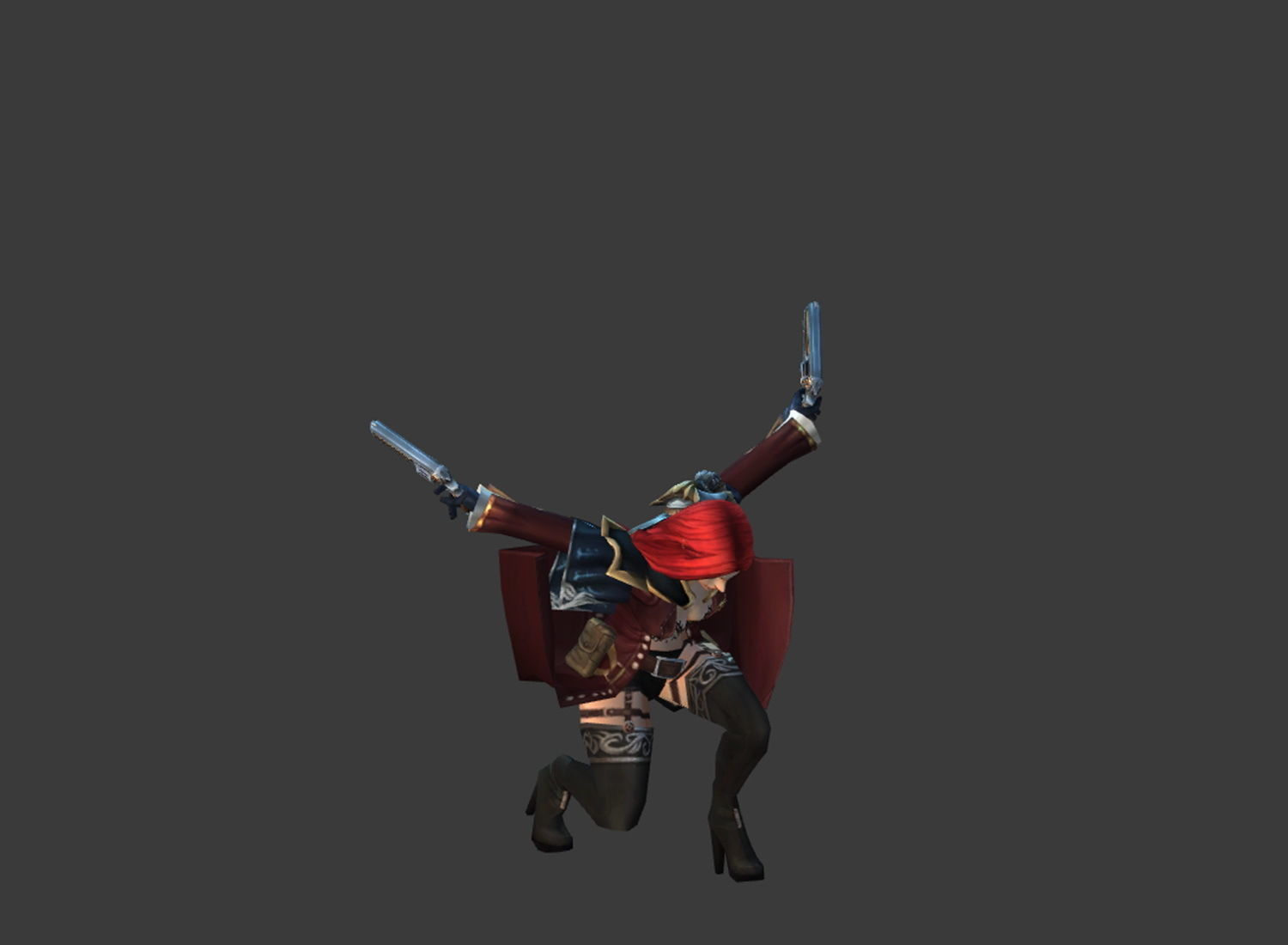 Fantasy Chess RPG Character - Trinity Low-poly 3D model_7