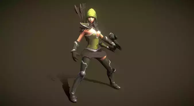 Fantasy Chess RPG Character - Archermob