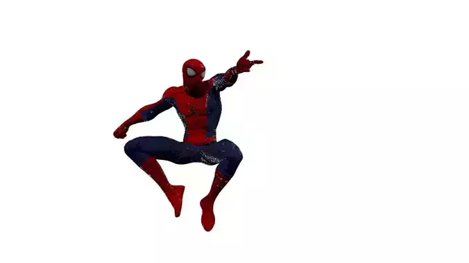 Spiderman Rigged for Animation