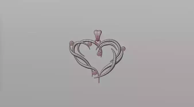 Heart pendant 5