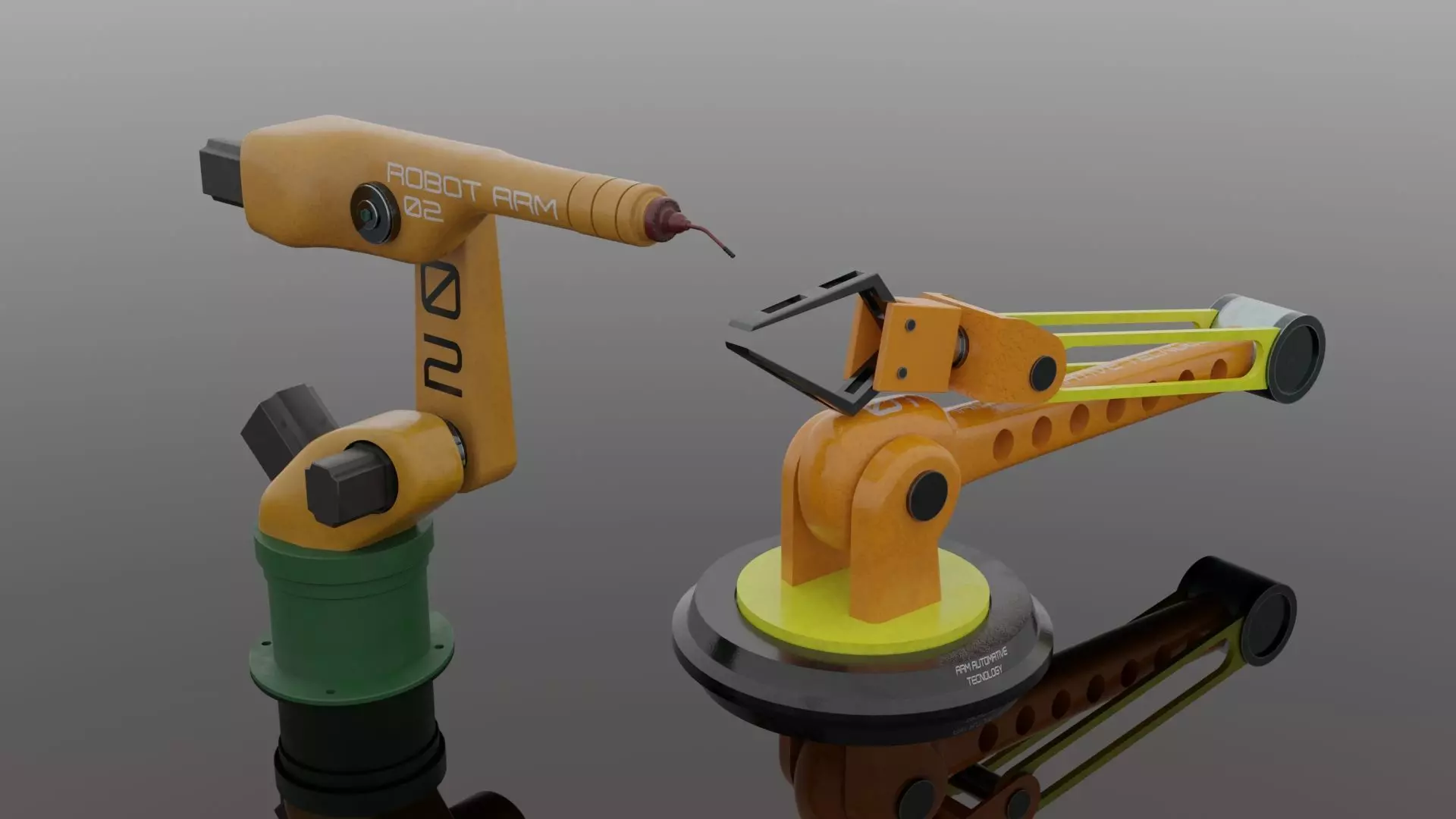 Mechanical robot ARM 3D models 3D Model Collection_0