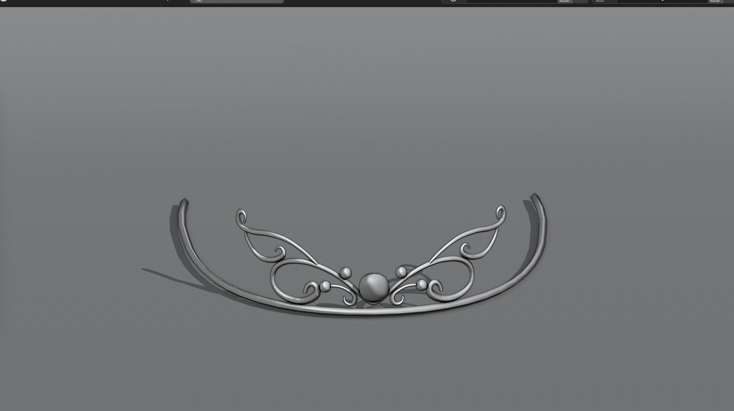 Headband 4 tiara 3D model_5