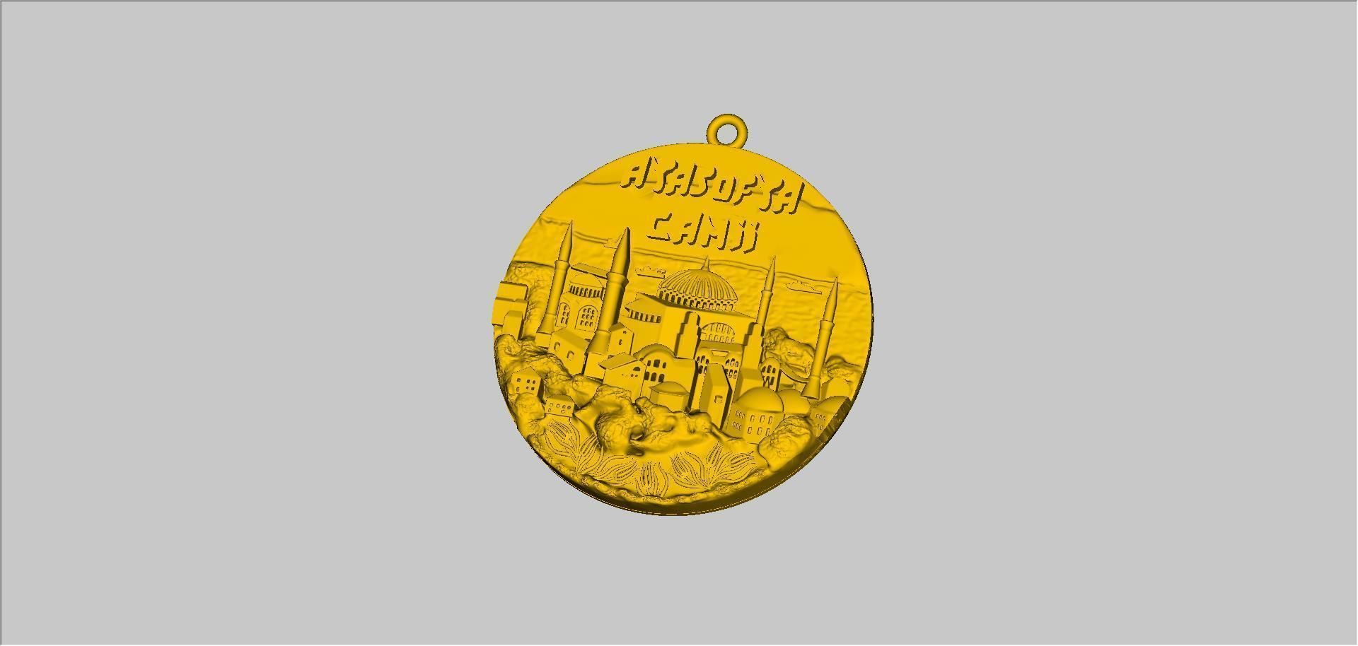 Hagia Sophia Mosque 3D print model_3