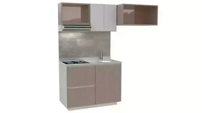 Small kitchen 3D model