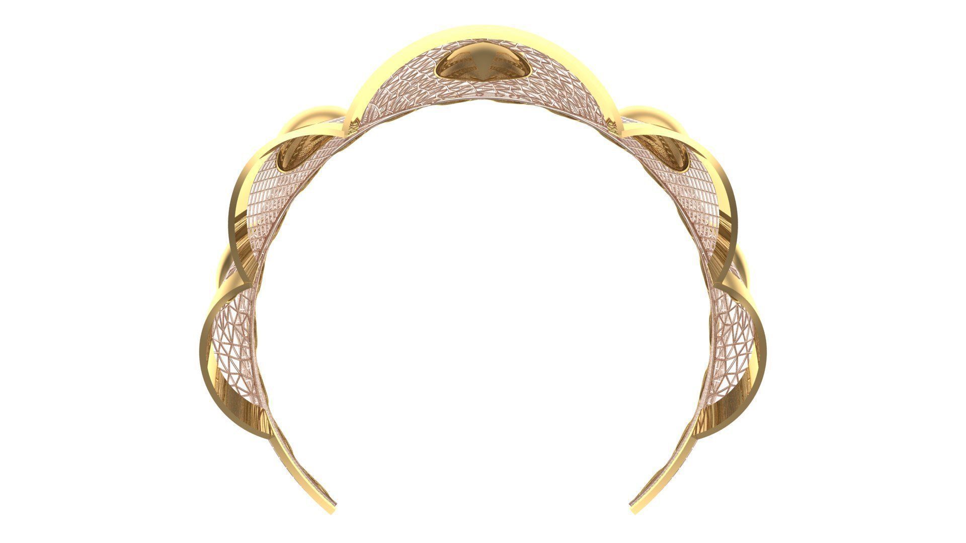 FUSION TULLE BRACELET-BK01- 3D print model_5