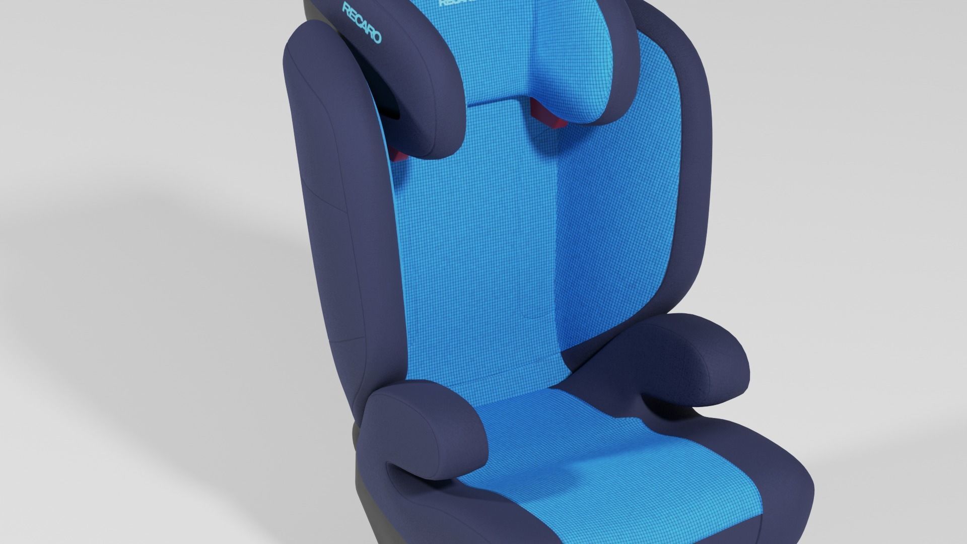 Recaro Monza Evo Seatfix car seats collection for infant S Low-poly 3D model_4