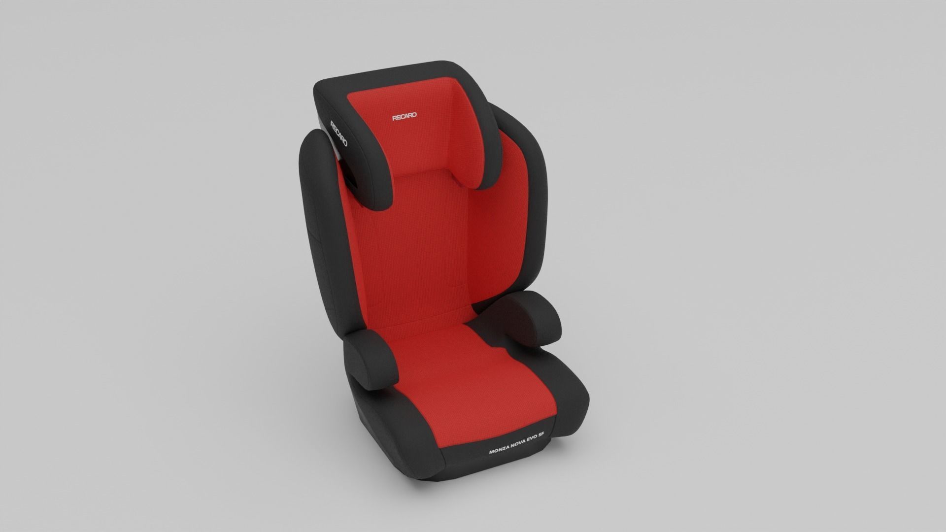 Recaro Monza Evo Seatfix car seats collection for infant S Low-poly 3D model_1