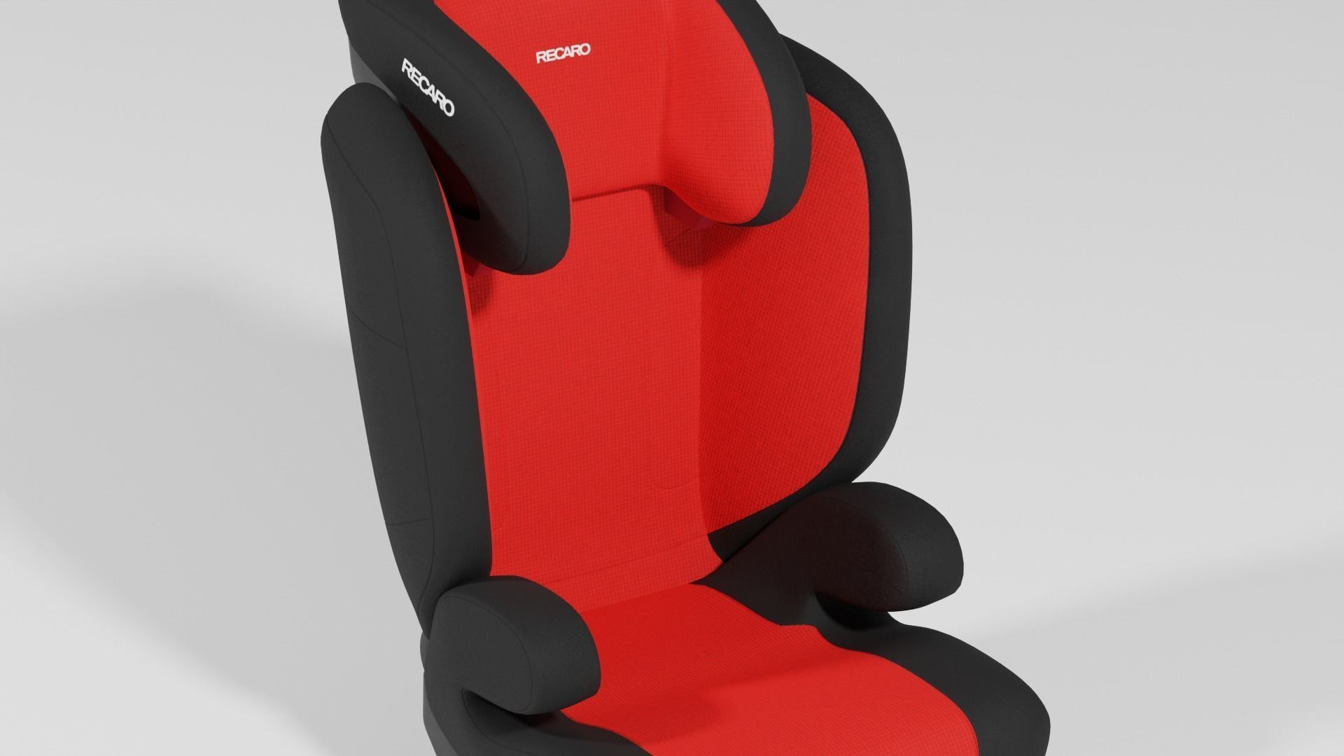 Recaro Monza Evo Seatfix car seats collection for infant S Low-poly 3D model_2