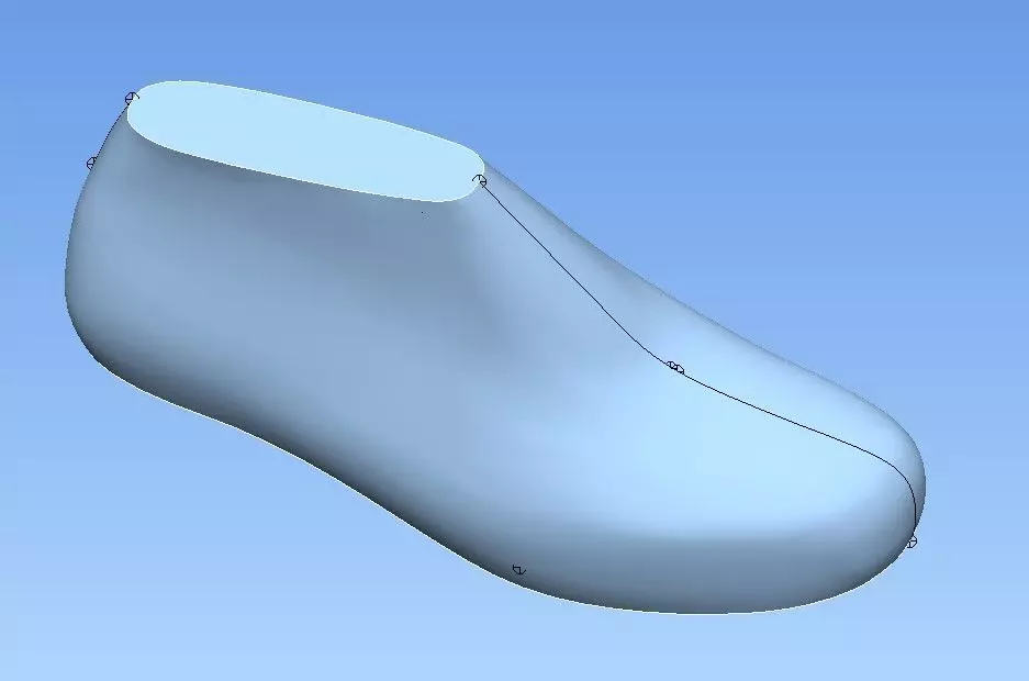 child shoe last 3D model_0