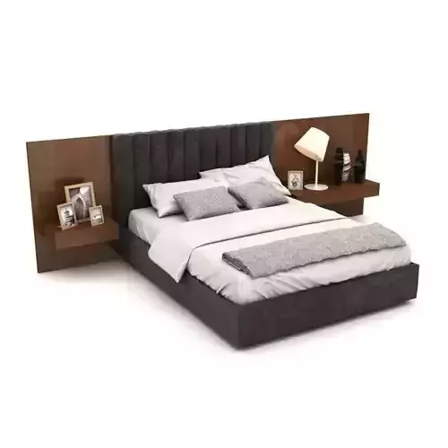 Double Bed And Headboard