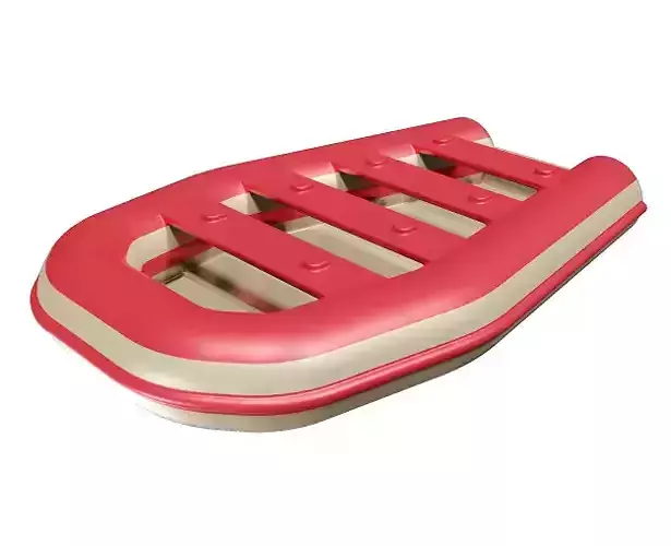 Fabulous Inflatable Boat Low-poly 3D model
