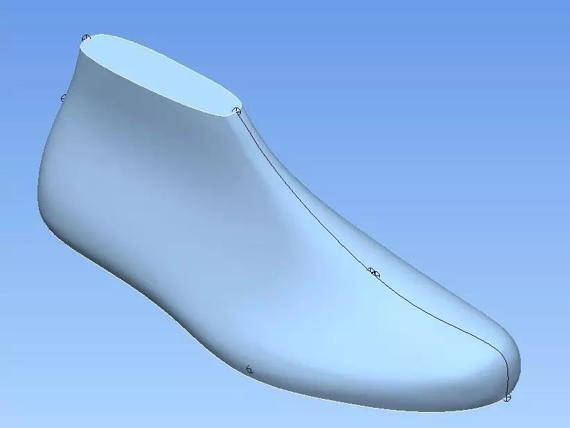 Sport Shoe Last 3D model_0