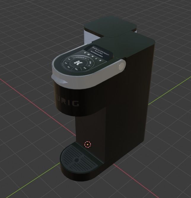 Keurig Supreme coffee maker Low-poly 3D model_2