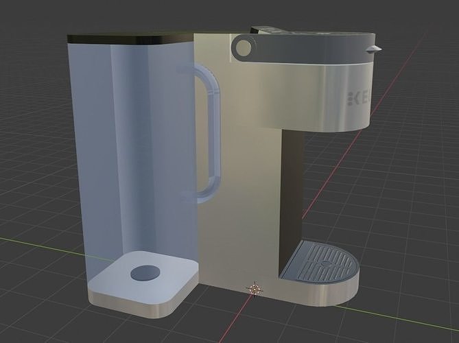 Keurig Supreme coffee maker Low-poly 3D model