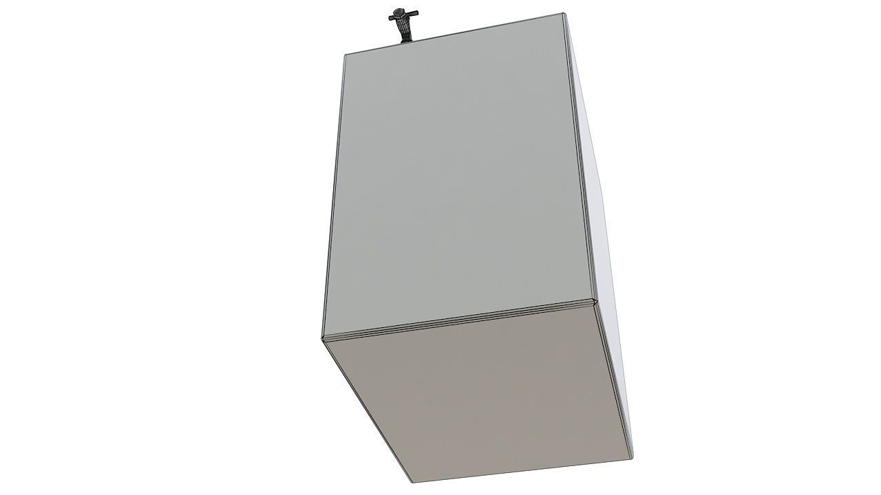 Outdoor concrete laundry sink 3D model_6