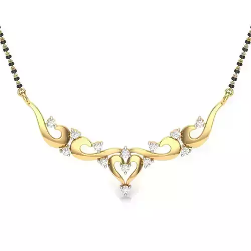 Necklaces Collection gold necklace with diamonds