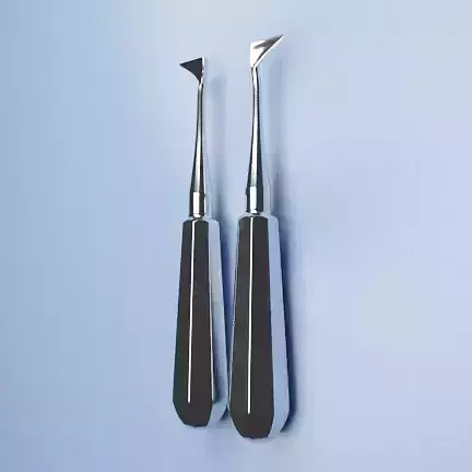 Seldin Elevator 1L and 1R - Oral surgery equipment 3D model