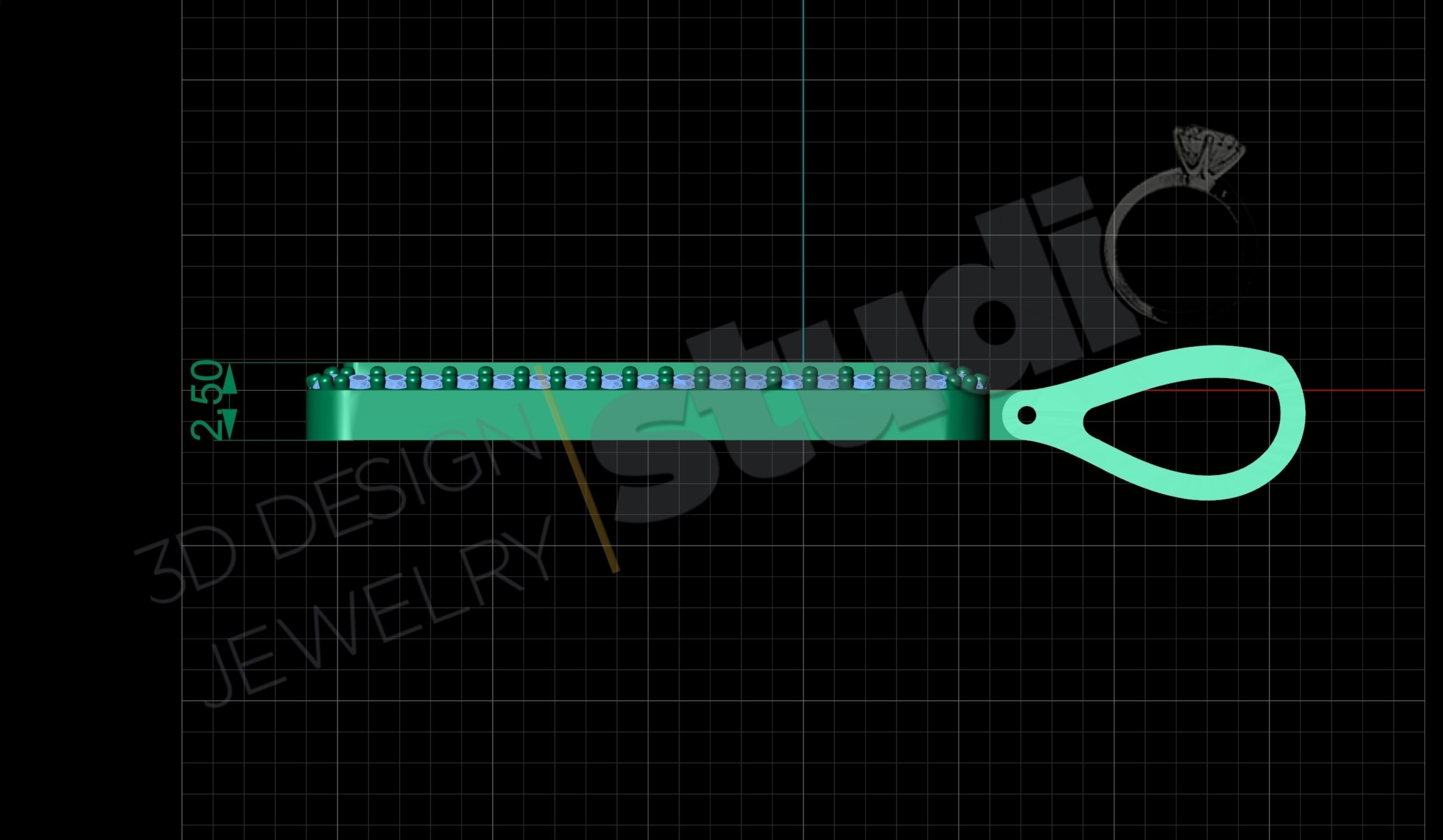 Saint Anthony pendant 3d model 3D print model_12