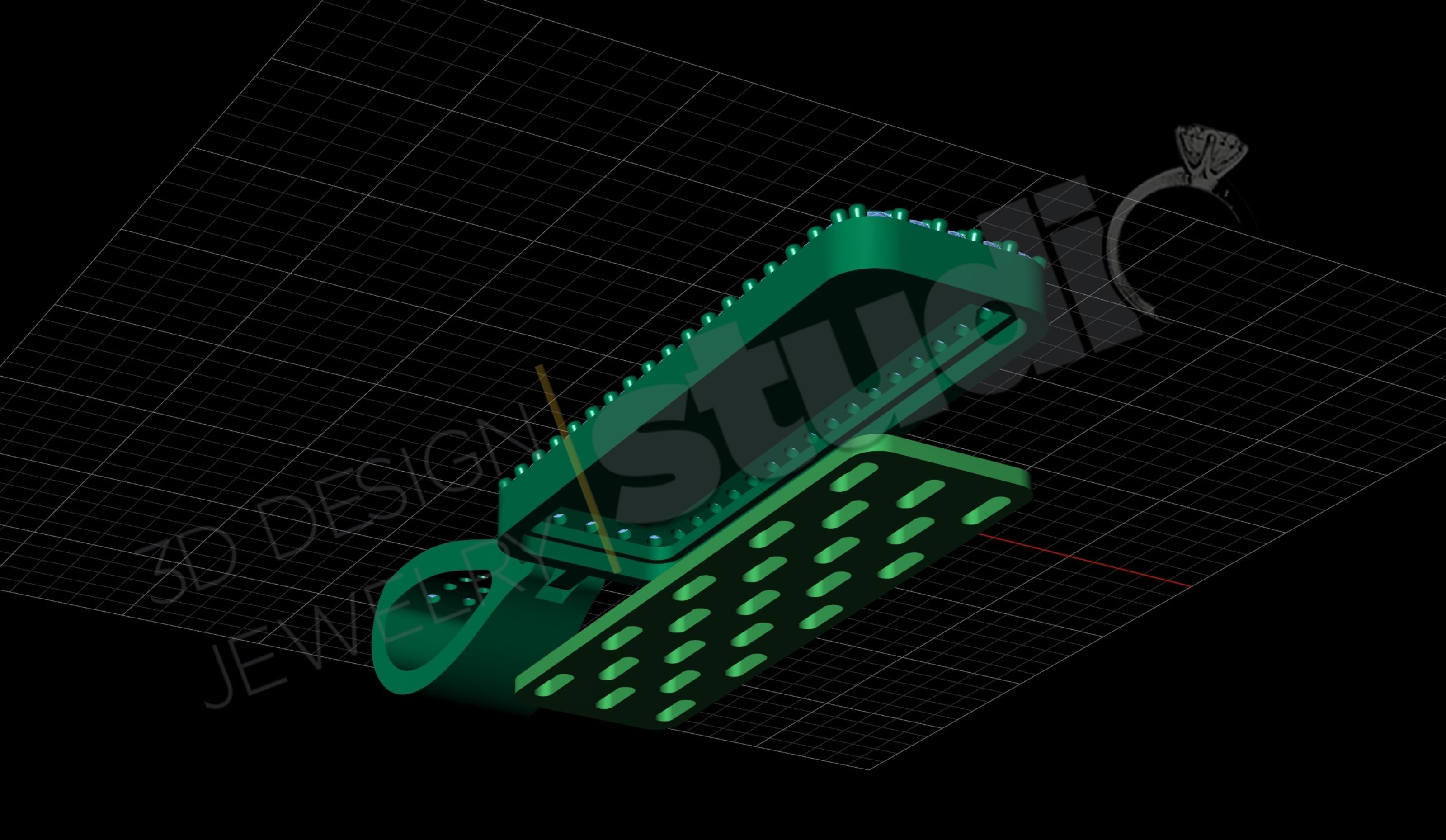 Saint Anthony pendant 3d model 3D print model_17