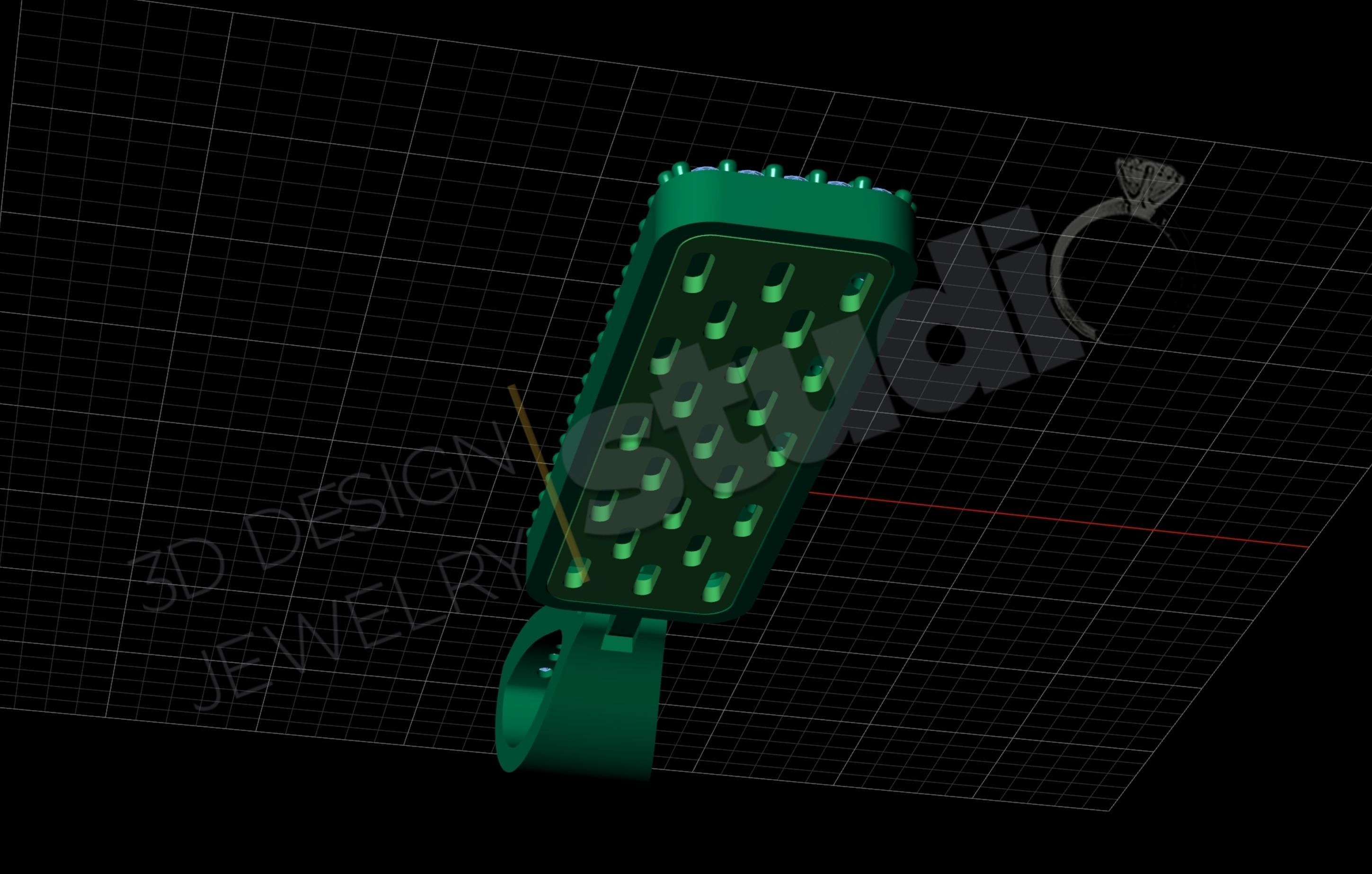 Saint Anthony pendant 3d model 3D print model_18