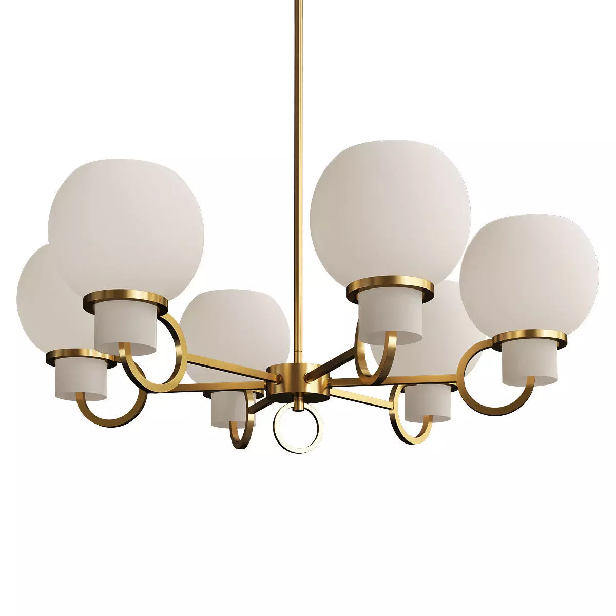 ASCHER CHANDELIER Low-poly 3D model_0
