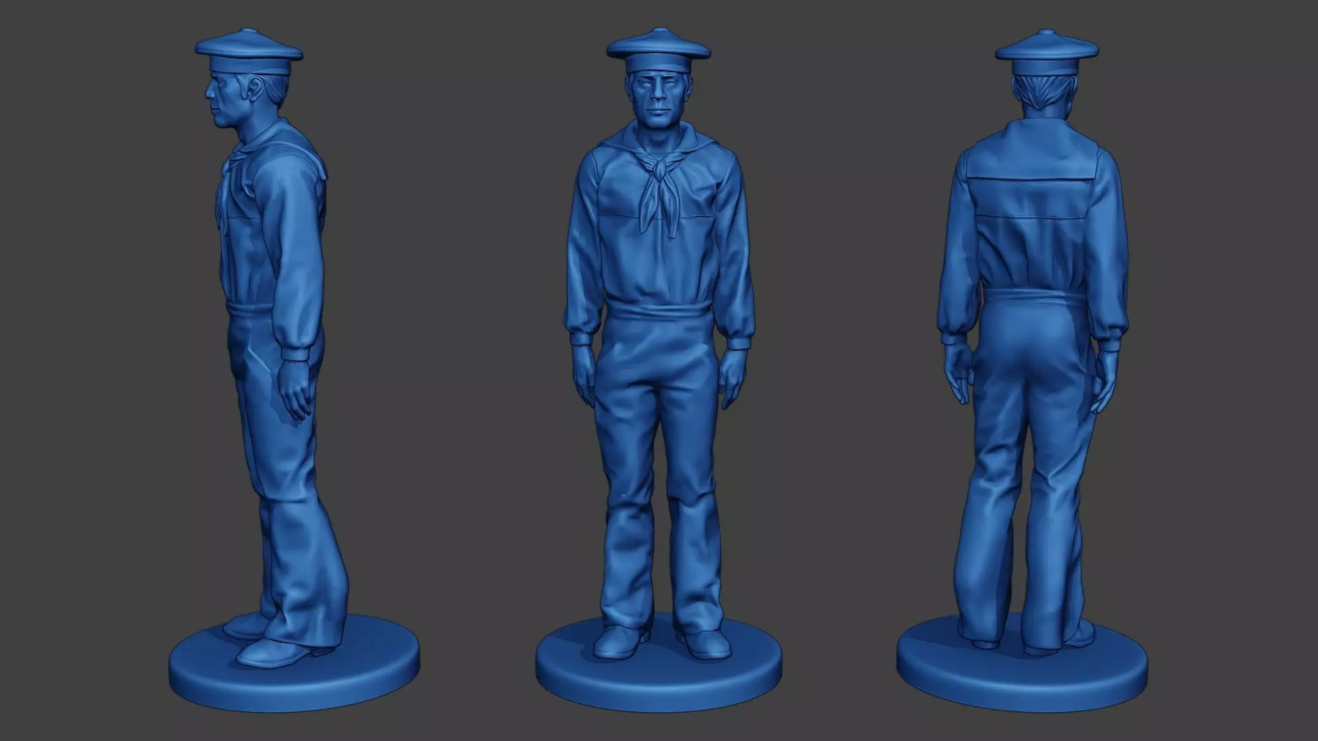 American Sailor Civil War Union Attention5 ACWUS1 3D print model