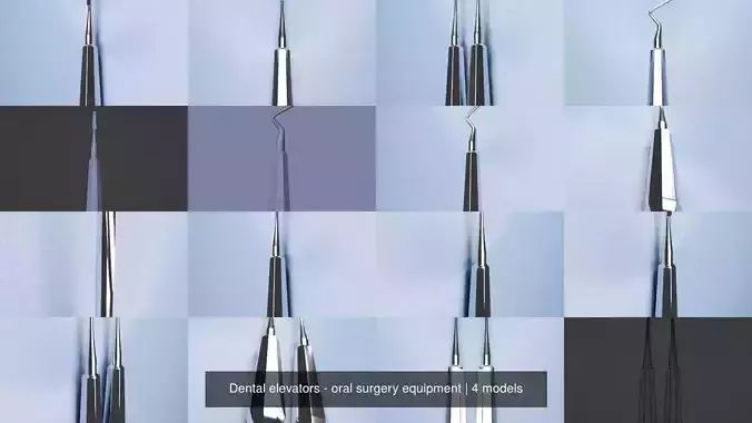 Dental elevators - oral surgery equipment