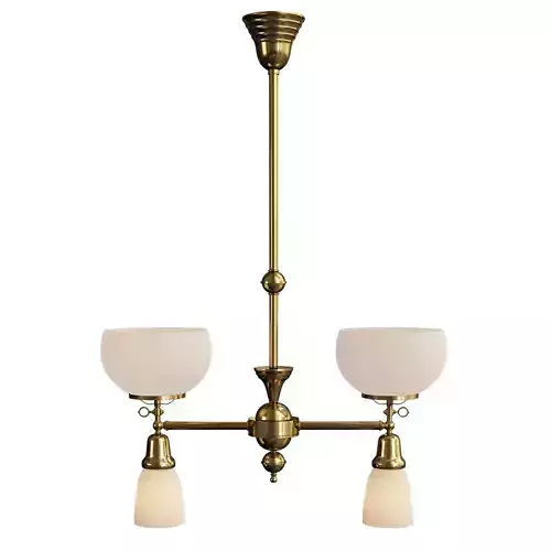 KILPATRICK GAS ELECTRIC MULTI ARM CHANDELIER