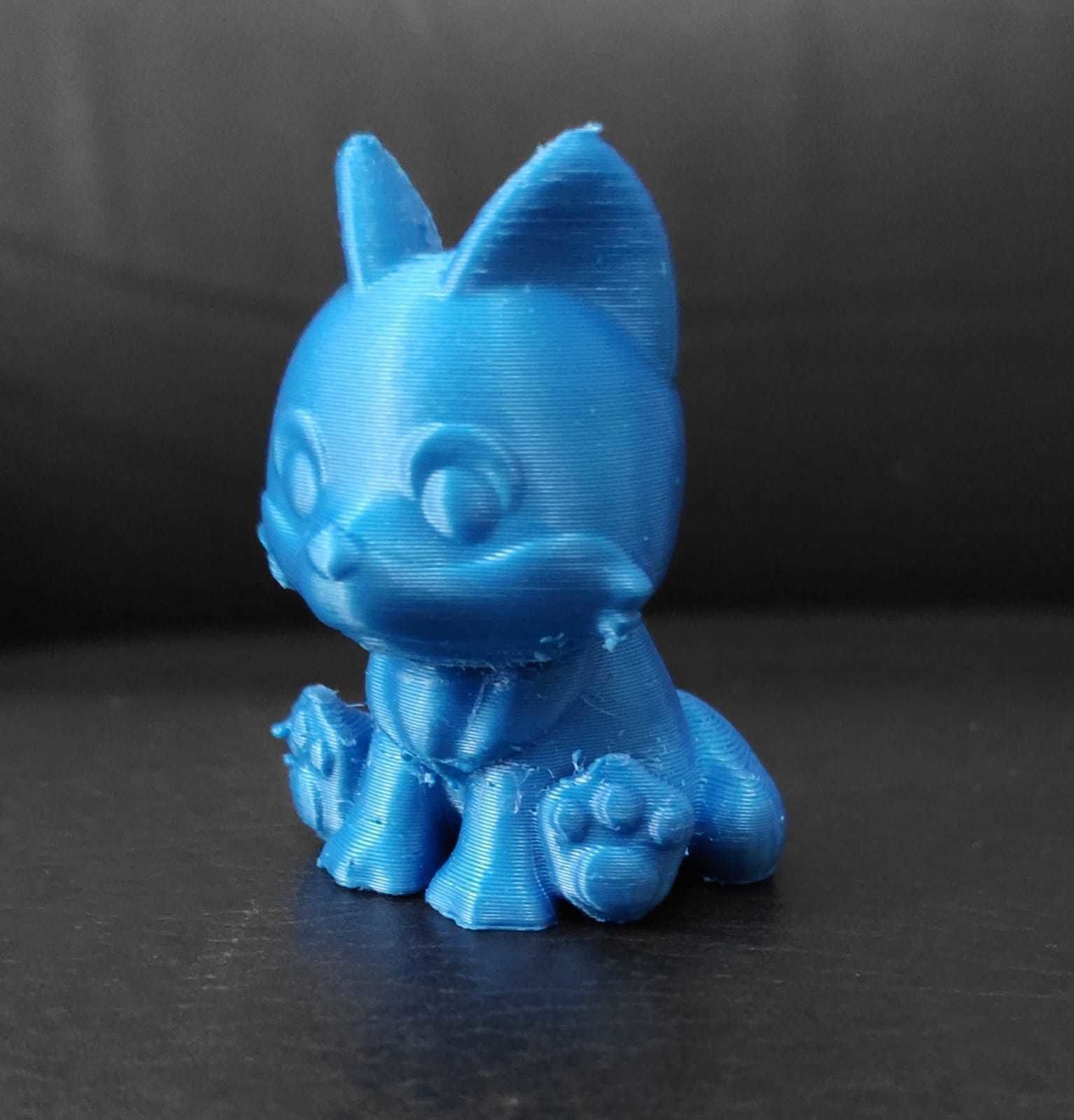 Sitting Wolf 3D print model_5