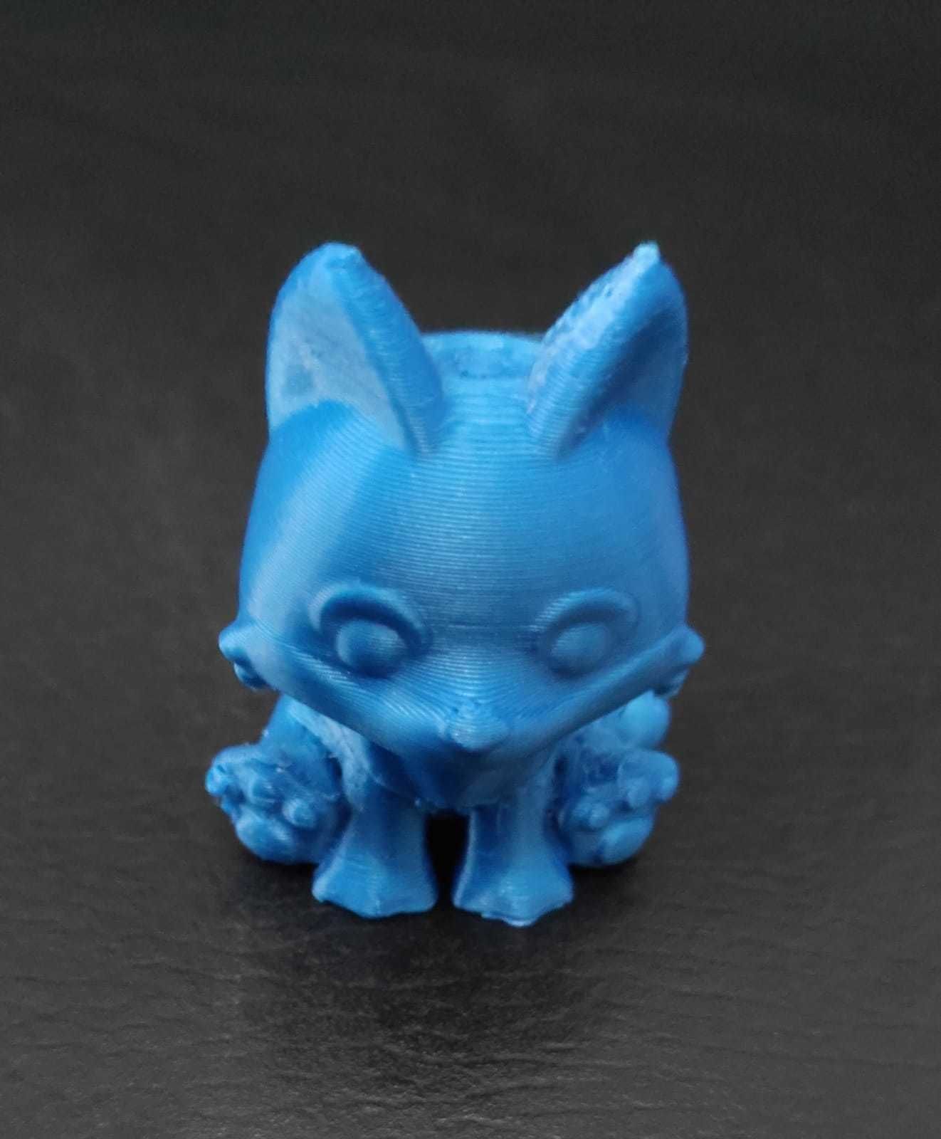 Sitting Wolf 3D print model_11