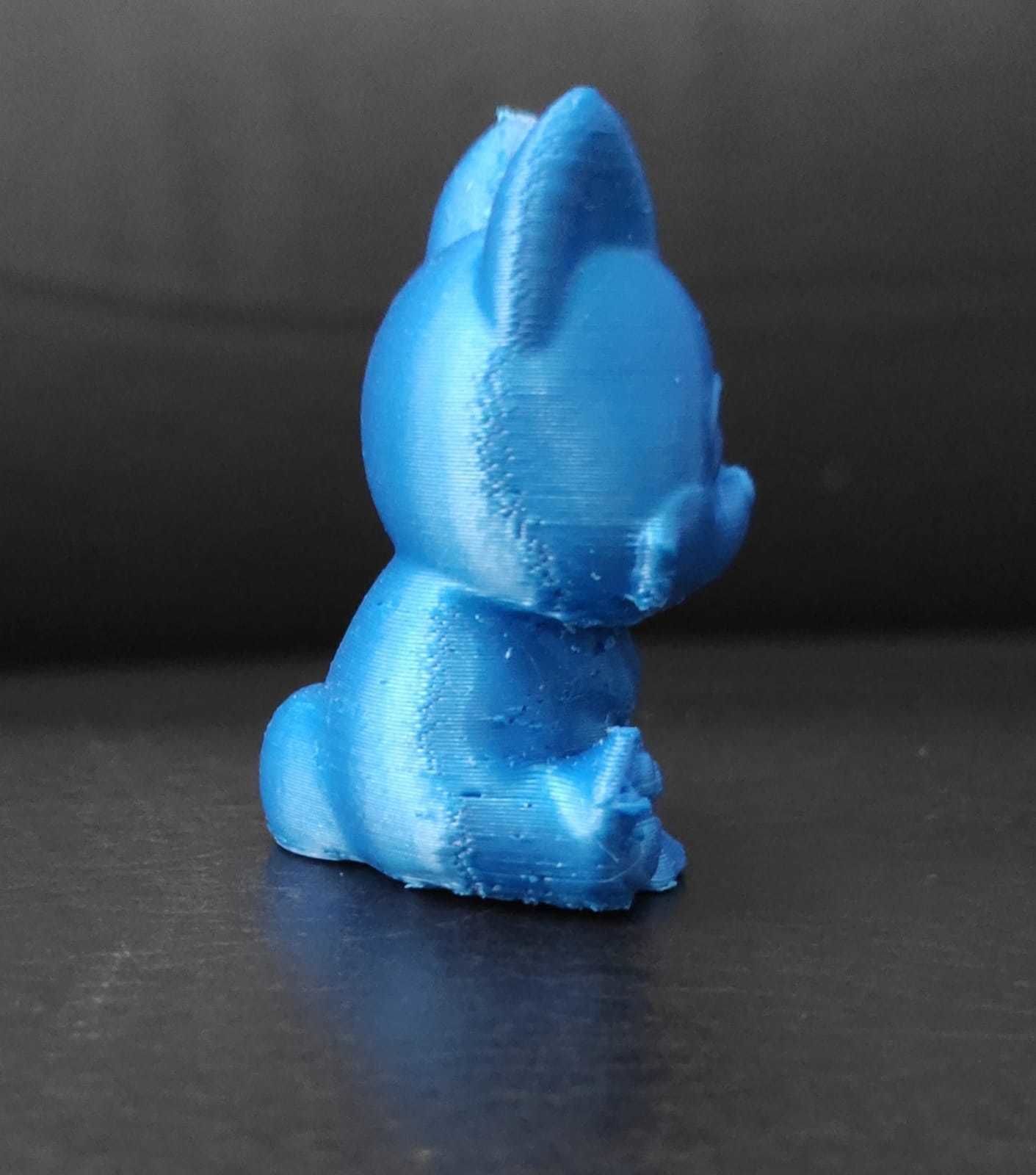 Sitting Wolf 3D print model_8