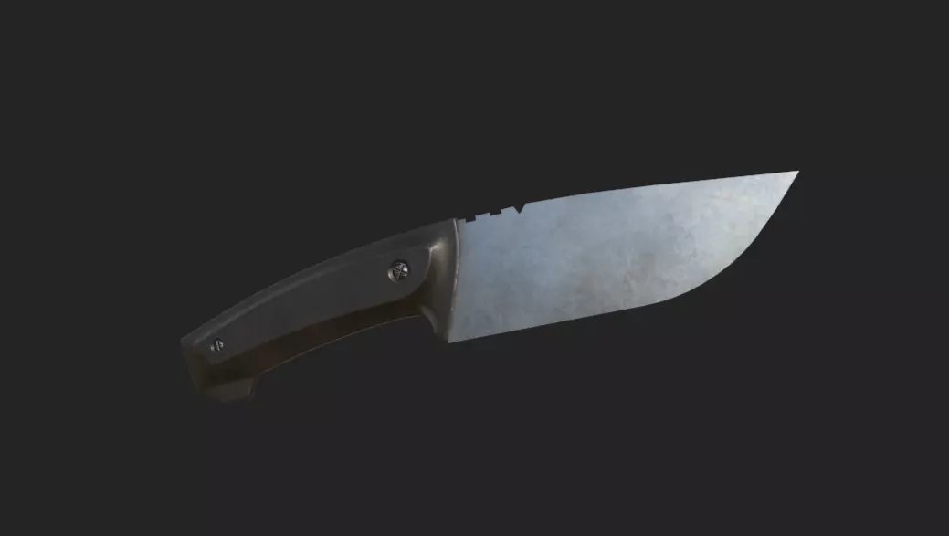 Knife 3D model_0