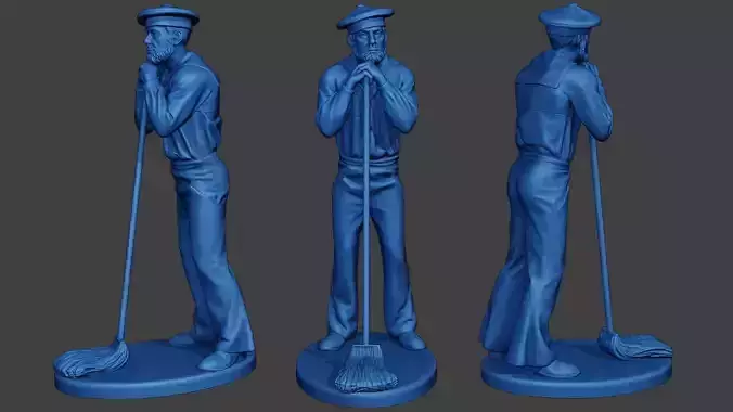 American Sailor Civil War Union mop2 ACWUS1 3D print model