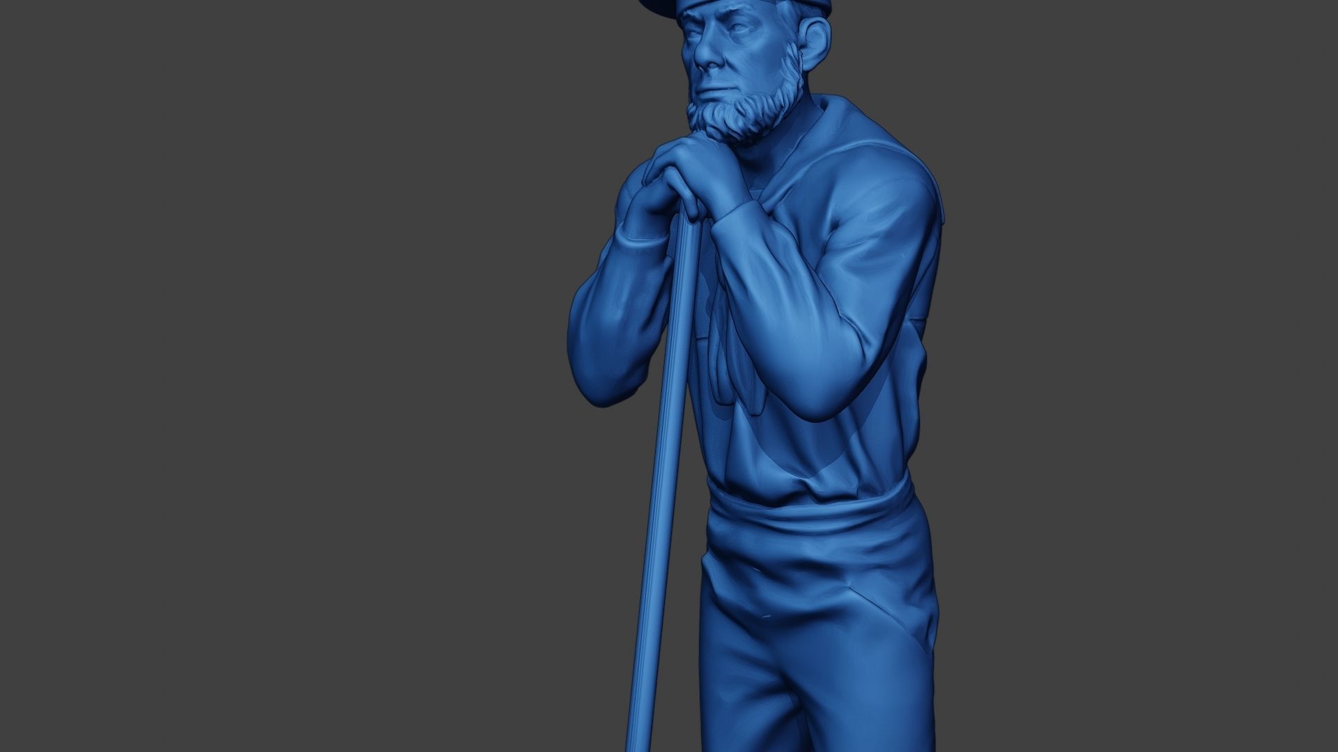 American Sailor Civil War Union mop2 ACWUS1 3D print model_18