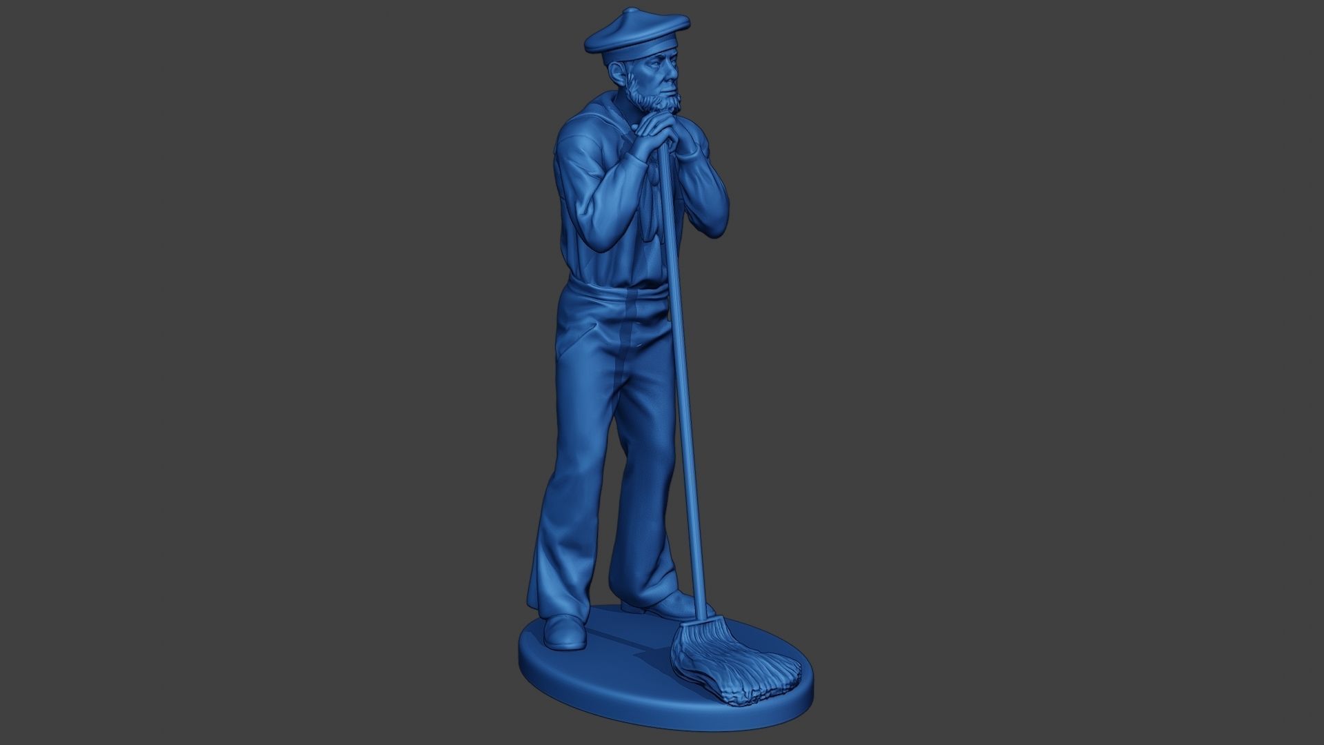 American Sailor Civil War Union mop2 ACWUS1 3D print model_10