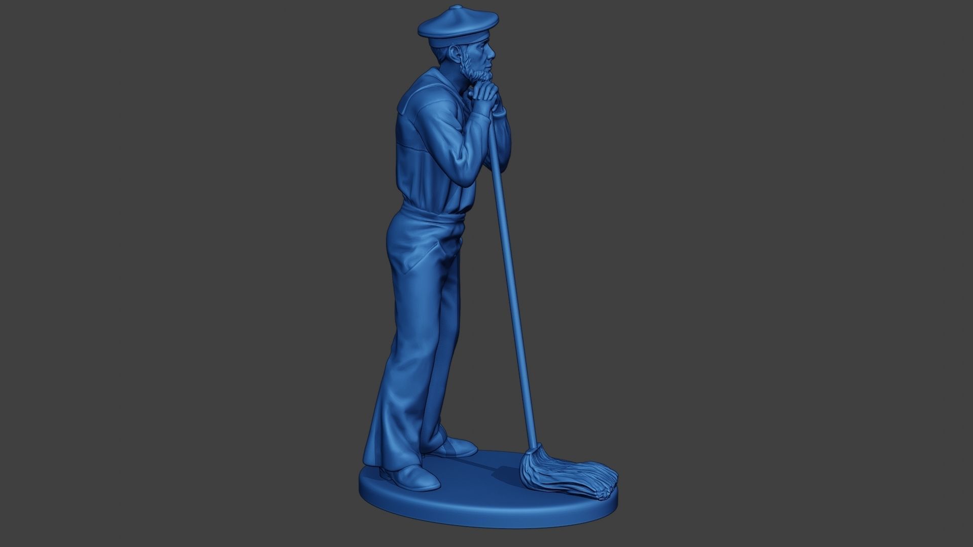 American Sailor Civil War Union mop2 ACWUS1 3D print model_9