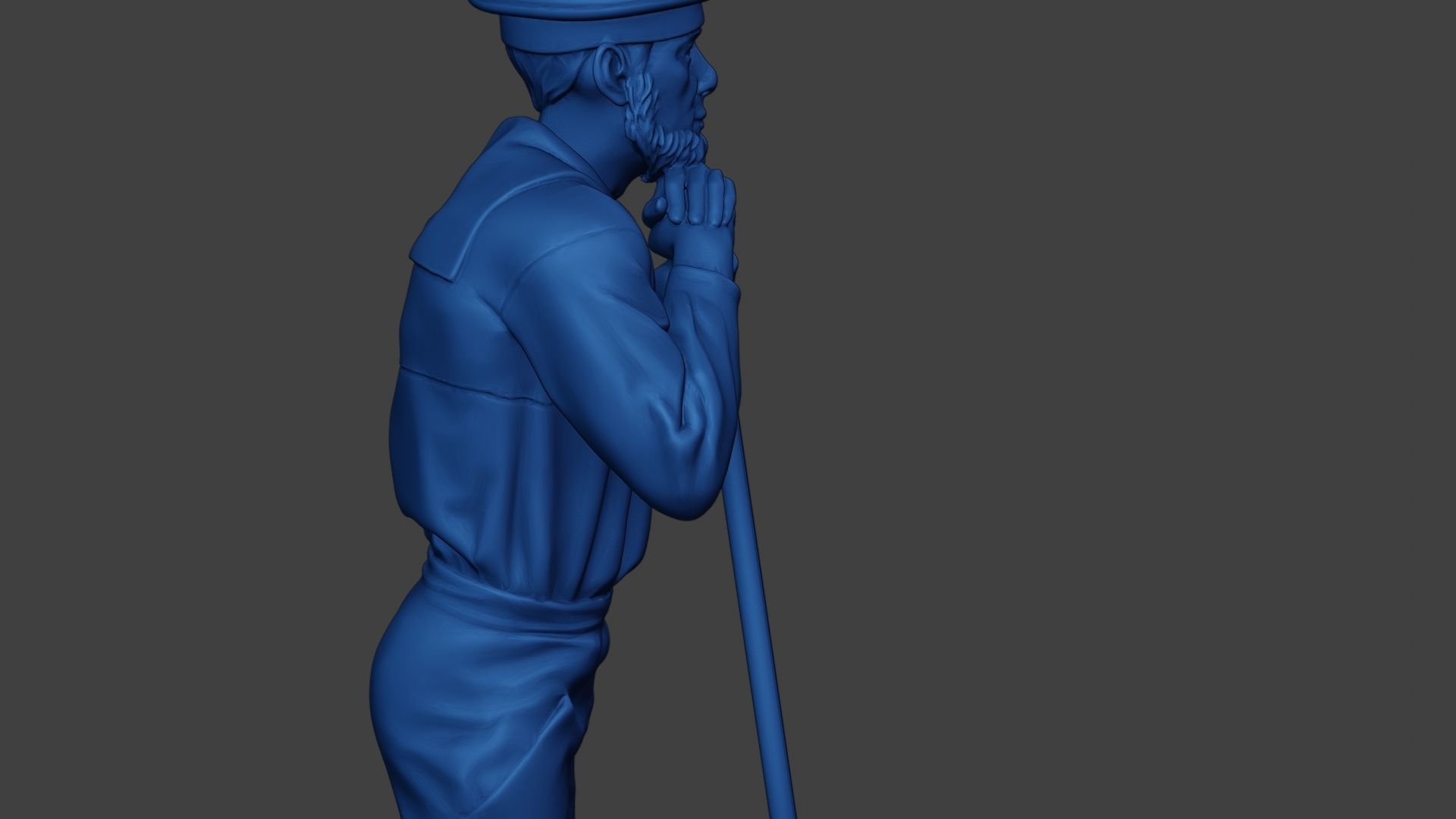 American Sailor Civil War Union mop2 ACWUS1 3D print model_20