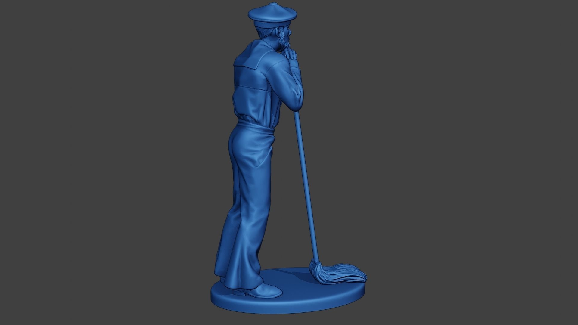 American Sailor Civil War Union mop2 ACWUS1 3D print model_8