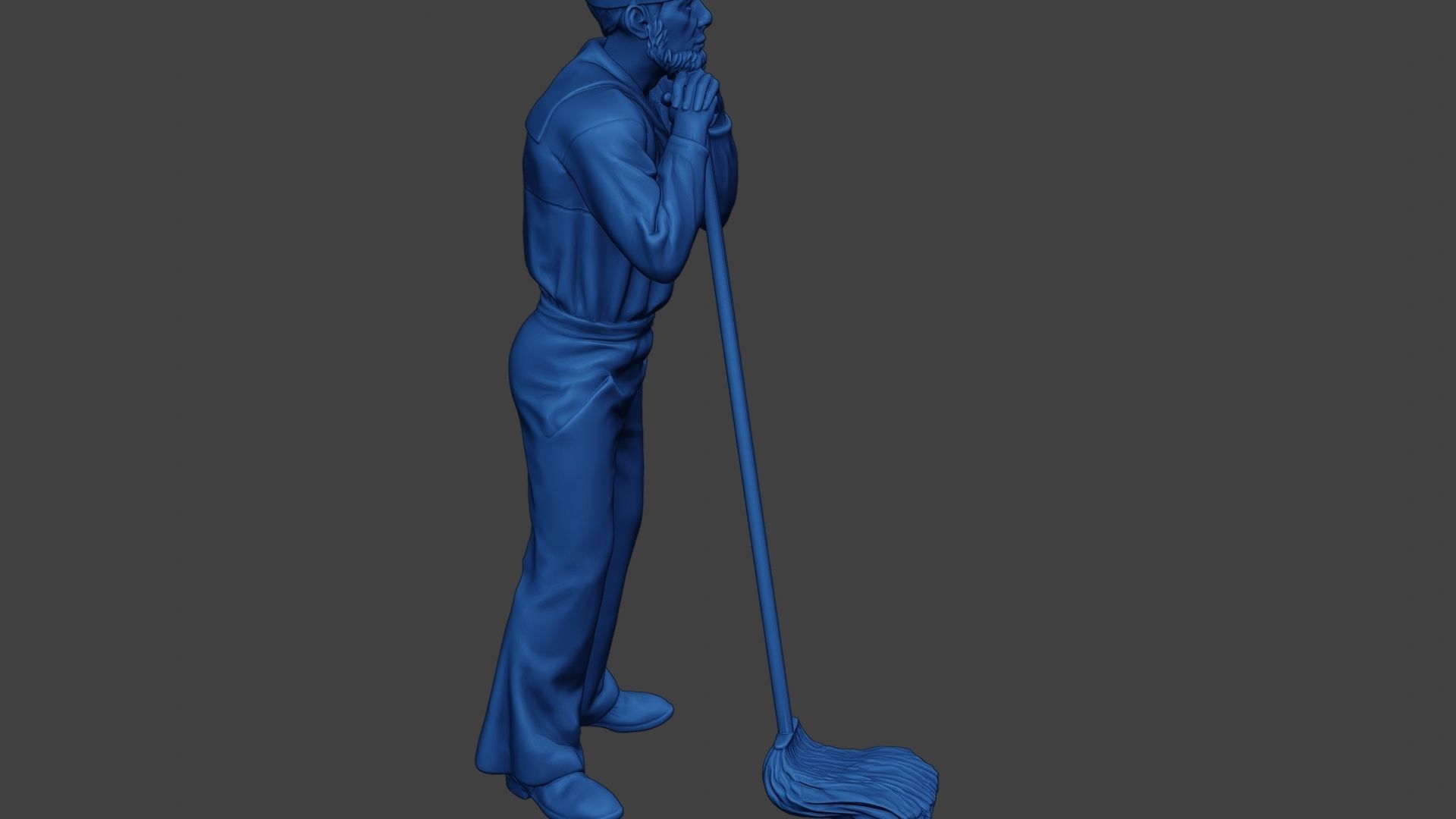 American Sailor Civil War Union mop2 ACWUS1 3D print model_30