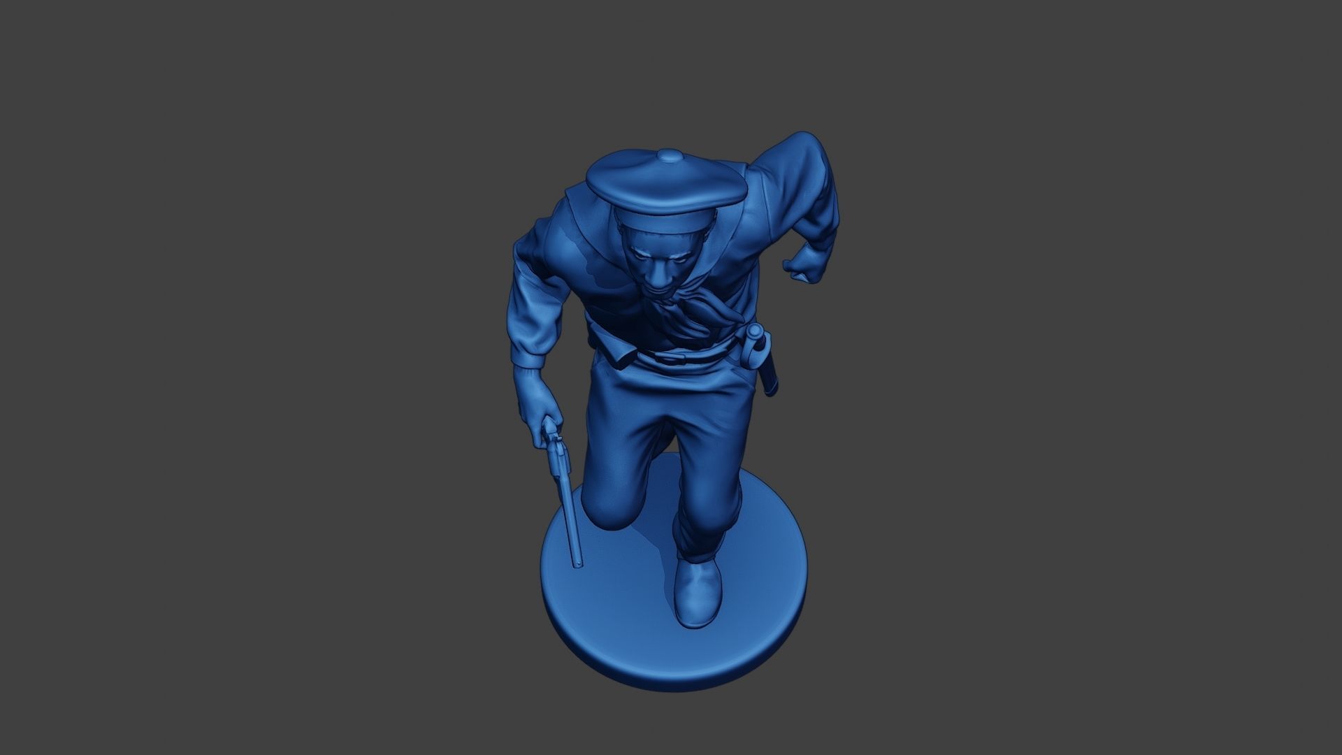American Sailor Civil War Union Run ACWUS1 3D print model_14