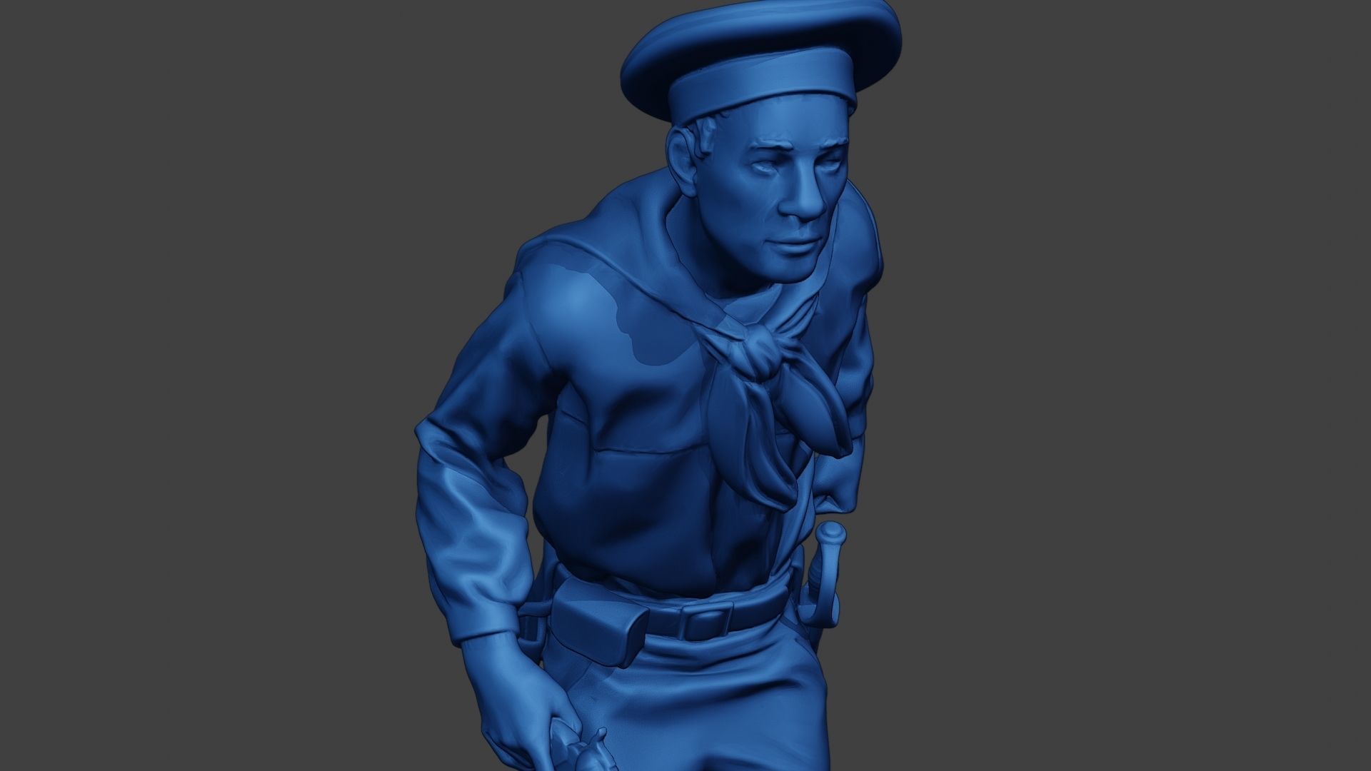 American Sailor Civil War Union Run ACWUS1 3D print model_19