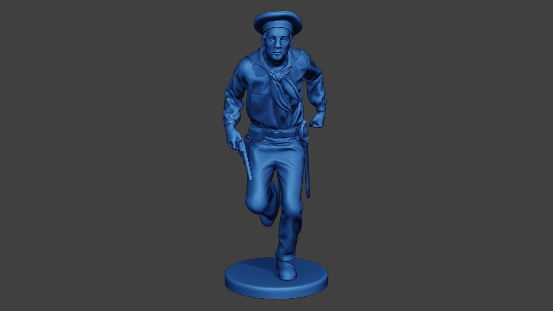 American Sailor Civil War Union Run ACWUS1 3D print model_11