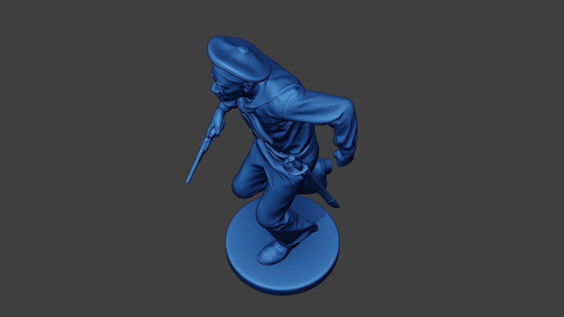 American Sailor Civil War Union Run ACWUS1 3D print model_15
