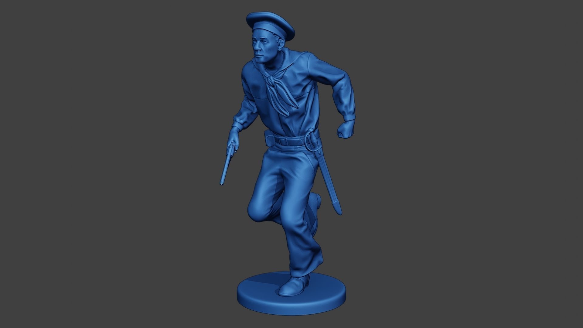 American Sailor Civil War Union Run ACWUS1 3D print model_2
