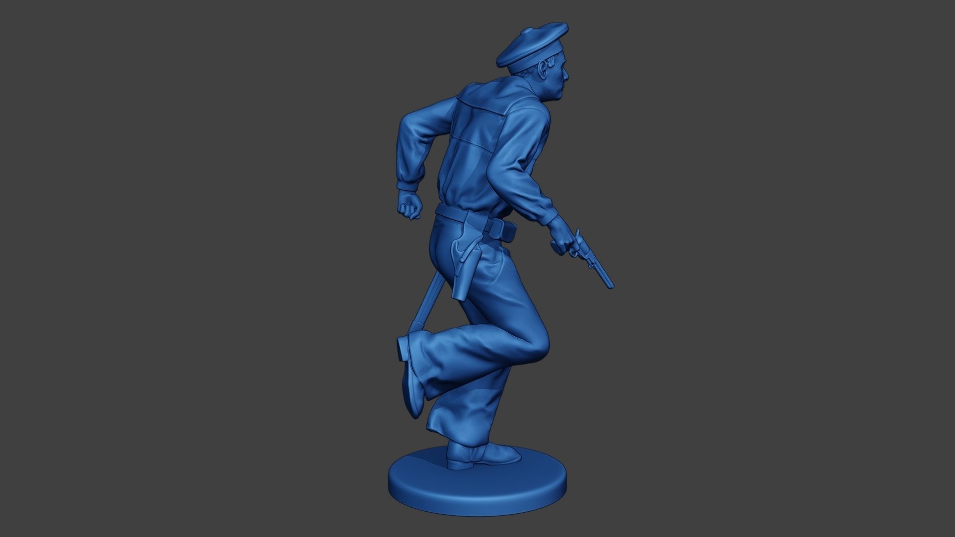 American Sailor Civil War Union Run ACWUS1 3D print model_8