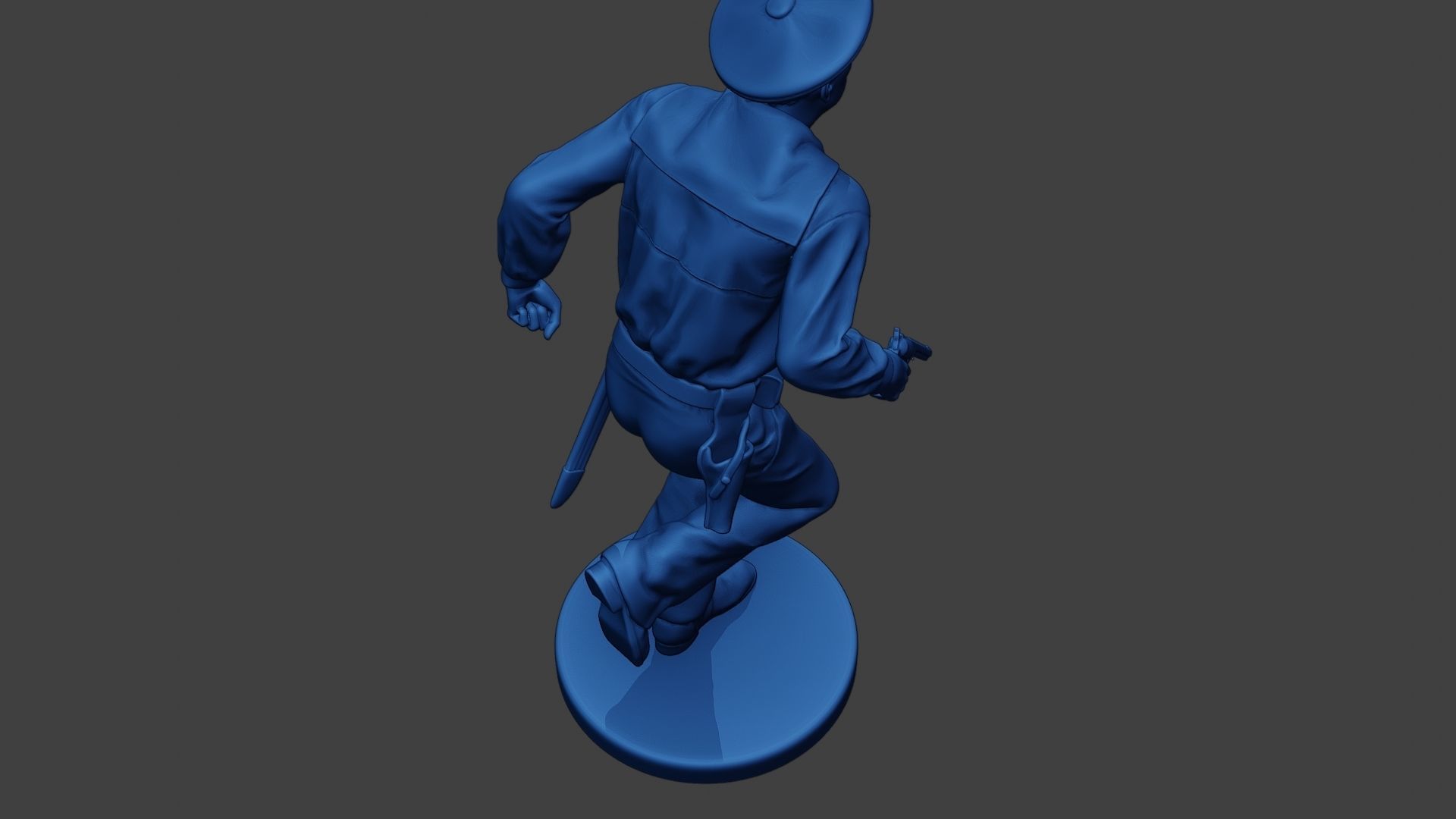 American Sailor Civil War Union Run ACWUS1 3D print model_22