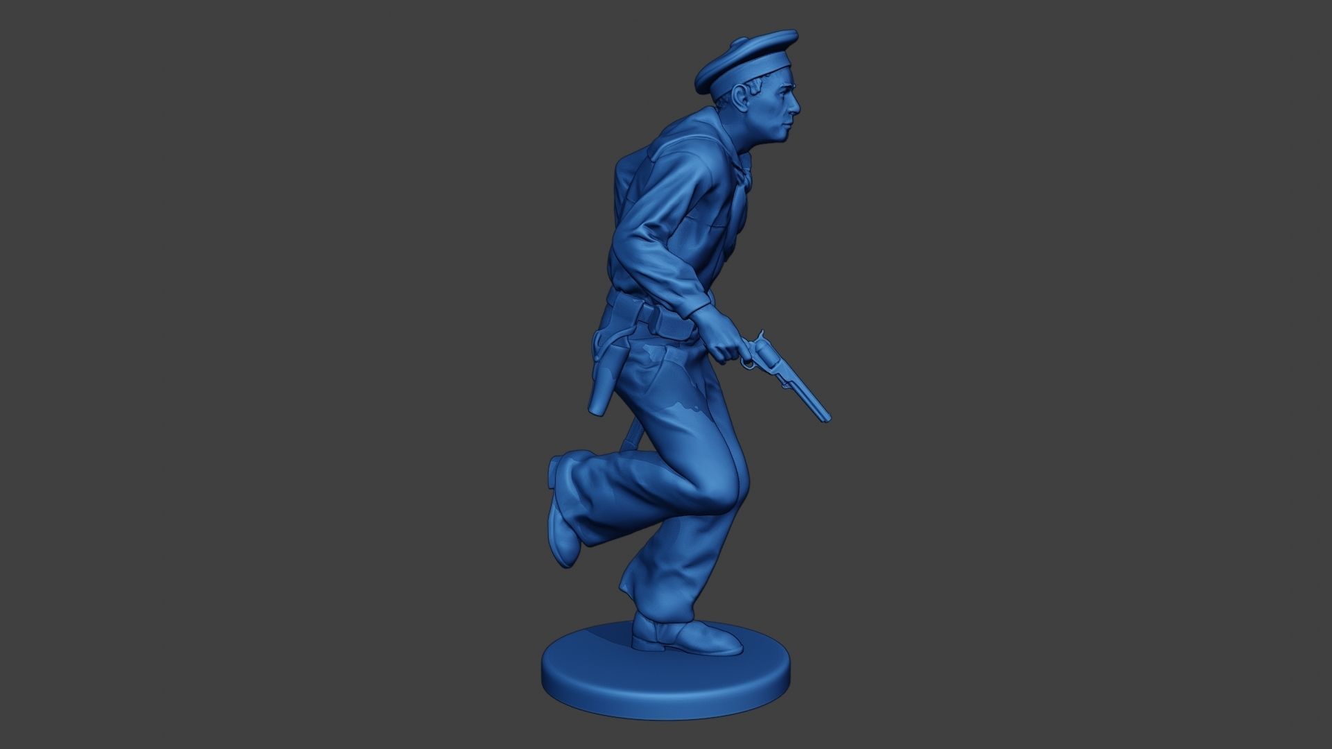 American Sailor Civil War Union Run ACWUS1 3D print model_9